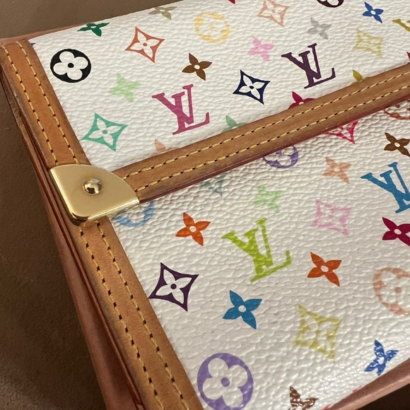 Louis Vuitton multicolore Porte tresor wallet - Picture 6 of 11